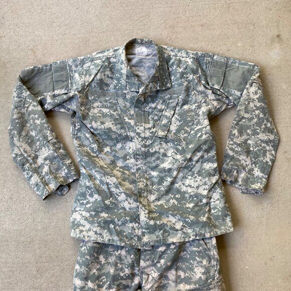 USGI ACU Blouse & Trousers SMALL-LONG Top & Bottom US Army Combat Coat Pants - Picture 2 of 9